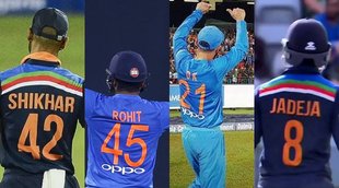 Rohit Sharma Shikhar Dhawan Ravindra Jadeja Virat Kohli Dinesh Karthik