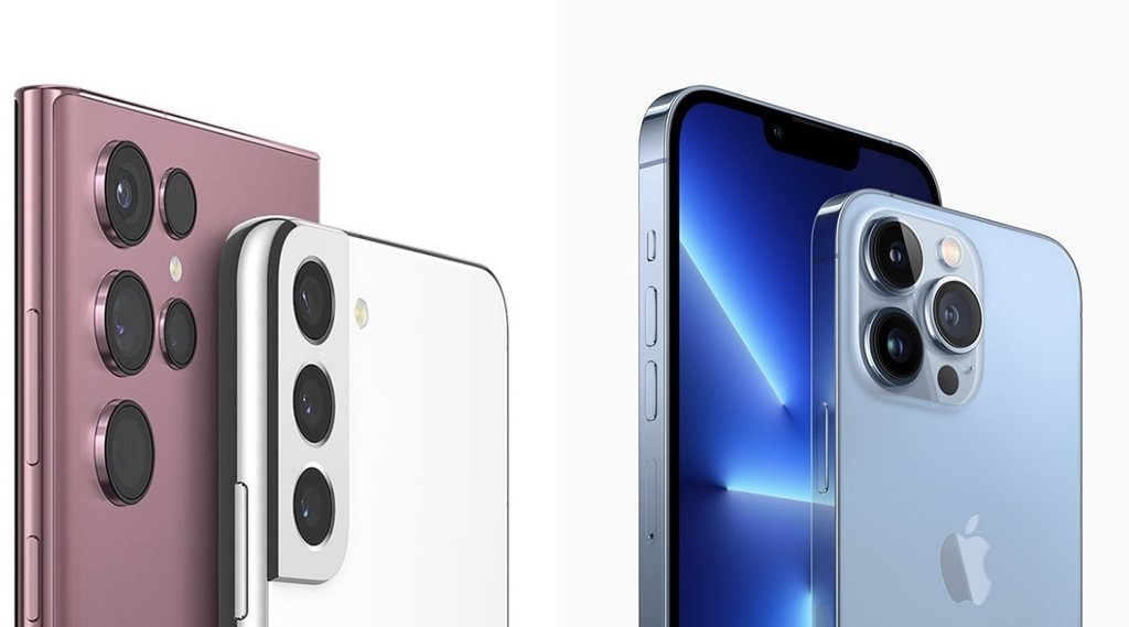 Samsung Galaxy S22 Ultra Vs Apple iphone 13 pro max