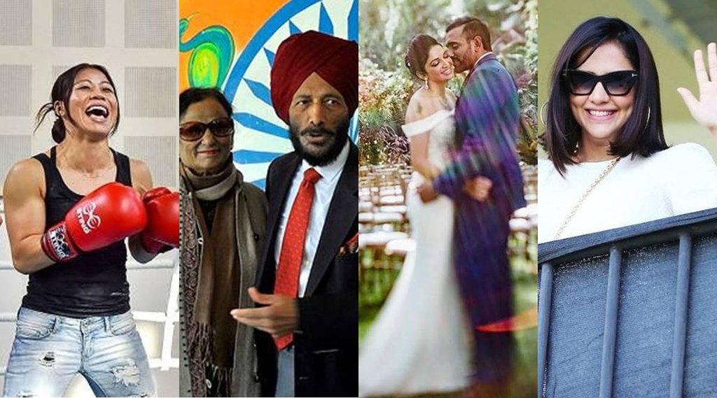 Sania Mirza | Shoaib Malik | Robin Uthappa | Sheethal Goutham | Mary Kom | Milkha Singh | Nirmal Kaur Saini | Pratima Singh | Ishant Sharma