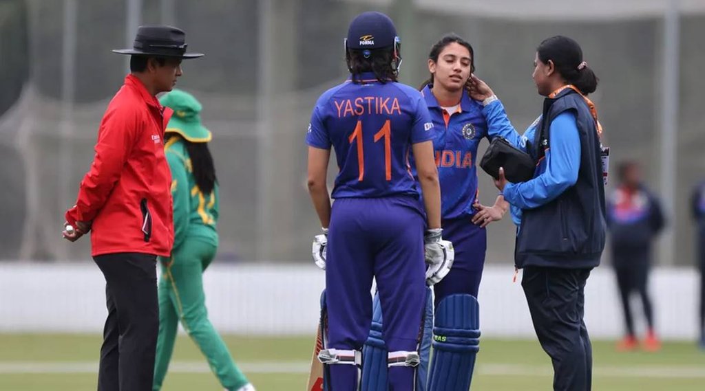 Women World Cup Smriti Mandhana Head Injury warm-up match India vs South Africa India vs Pakistan