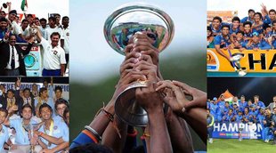 Under 19 World Cup Champions India, India Under 19 team, Prithvi Shaw, Mohammad Kaif, Virat Kohli, Unmukt Chand, Yash Dhull India Under-19 Team