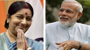 sushma swaraj, narendra modi , politics, gujrat