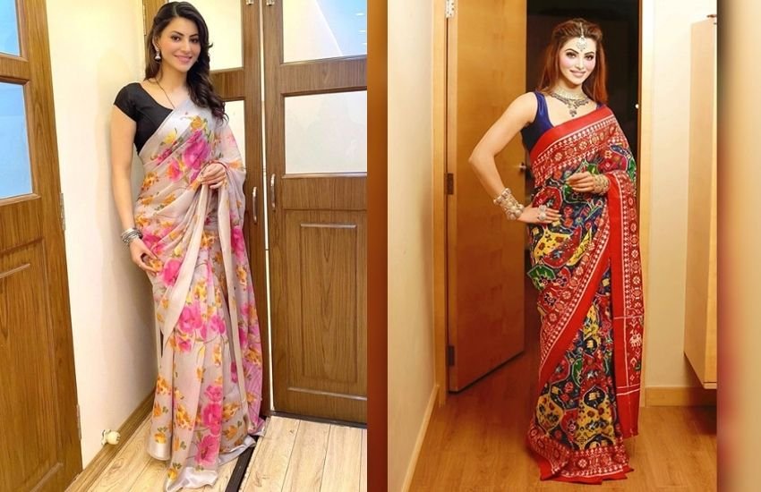 उर्वशी रौतेला भी साड़ी में जब नजर आईं तो देखने वाले उनके सिंपल लेकिन खूबसूरत लुक को देखते ही रह गए थे।