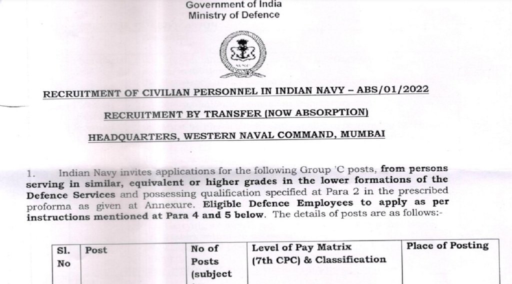 Indian Navy, Indian Navy Recruitment
