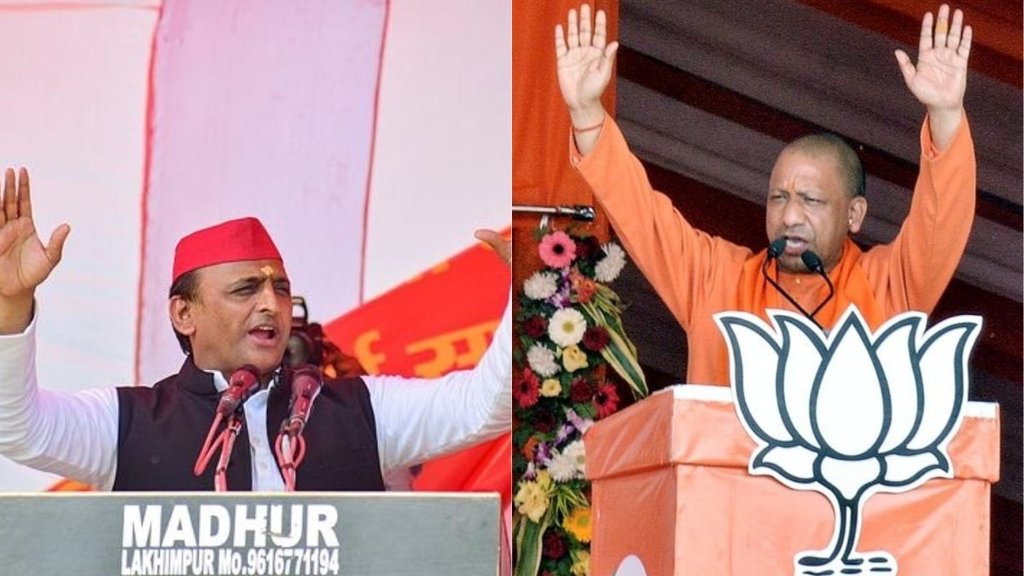 योगी आदित्यनाथ और अखिलेश यादव पहली बार विधानसभा चुनाव लड़ रहे हैं। (फोटो: पीटीआई)
