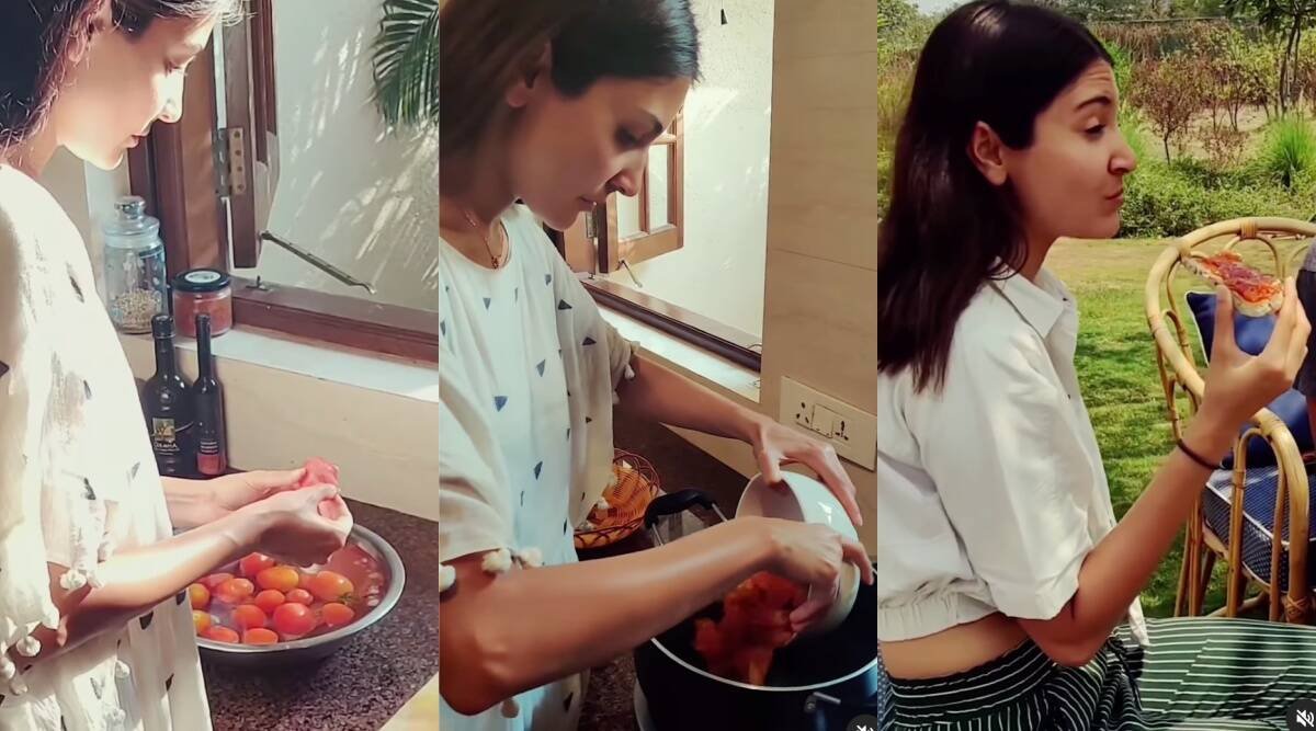 anushka sharma, anushka sharma cooking, anushka sharma video,