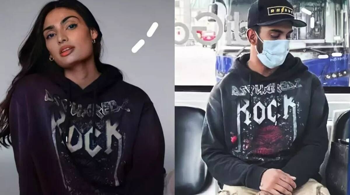 अभिनेता सुनील शेट्टी की बेटी अथिया शेट्टी, केएल राहुल (फोटो सोर्स- Rahiyax इंस्टाग्राम)