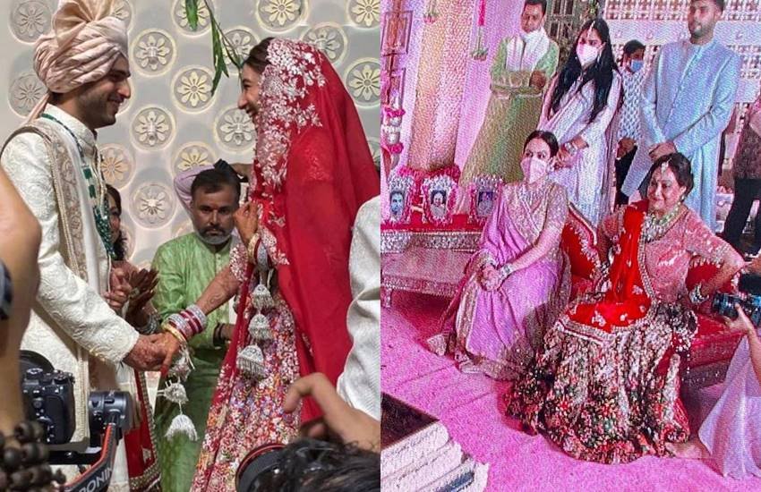Anil Ambani Tina Munim Son's Wedding: 20 फरवरी को भव्य समारोह में जय अनमोल और कृषा शाह की शादी हुई। इस मौके पर अंबानी परिवार के सदस्य खूब मस्ती करते नजर आए।