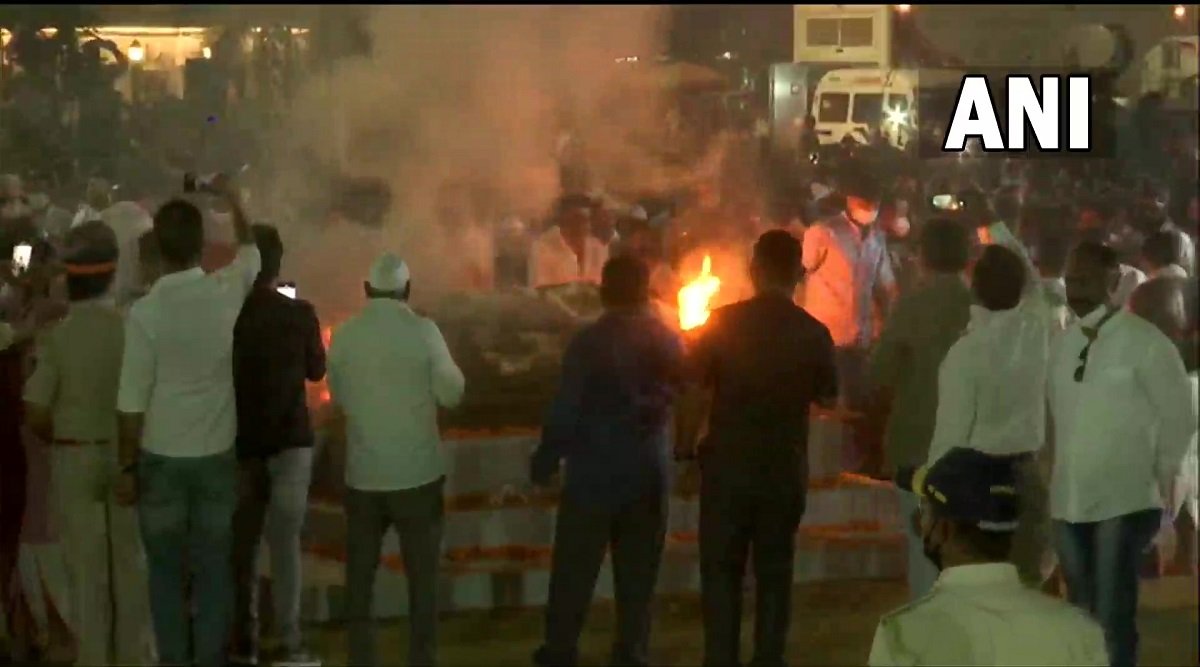 Lata Mangeshkar Funeral