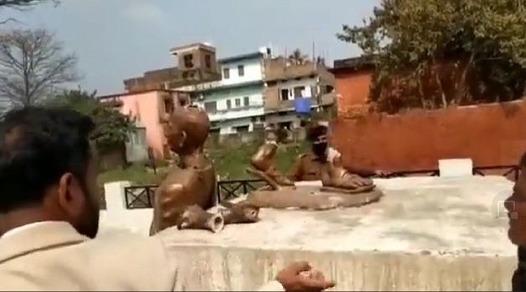 mahatma gandhi statue, motihari