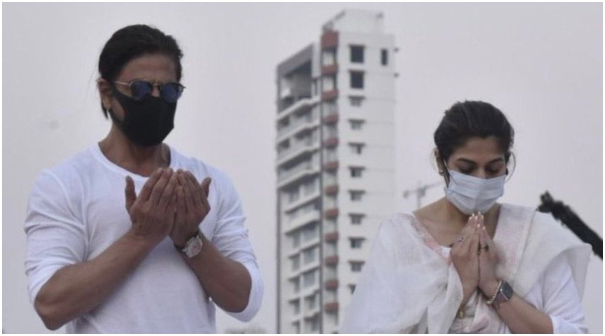 shah rukh khan, lata mageshkar funeral,