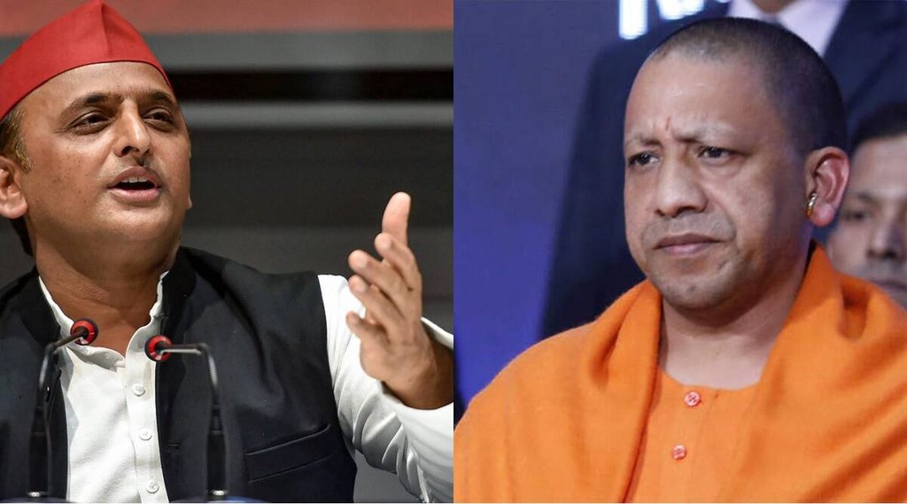 सपा प्रमुख अखिलेश यादव व उत्तर प्रदेश के मुख्यमंत्री योगी आदित्यनाथ (फाइल फोटो – पीटीआई)