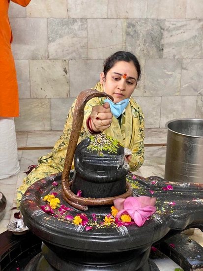 अपर्णा यादव। (Photos: Prateek Yadav Instagram)