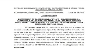 Assam Police Bharti 2022, Police Bharti 2022,assam police recruitment 2022