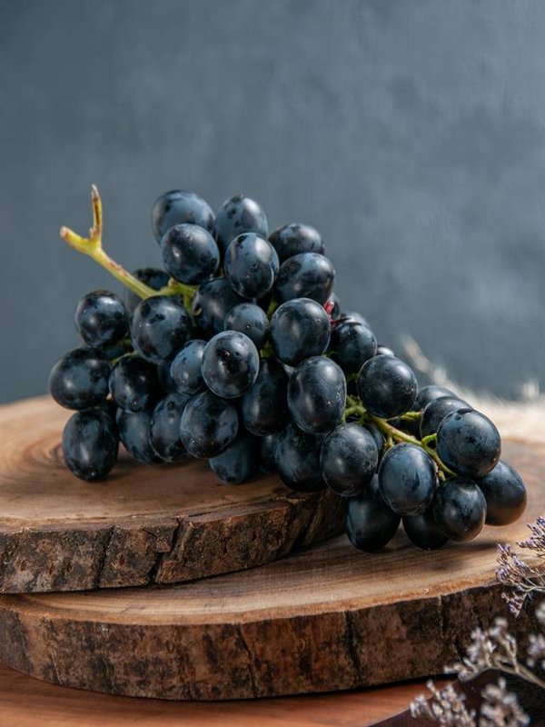 Black grapes