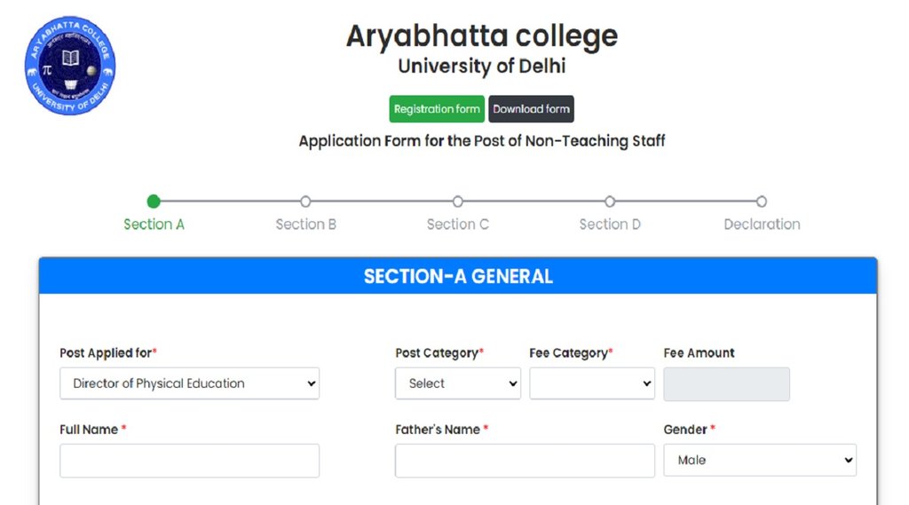 DU Recruitment 2022, DU Non Teaching Posts