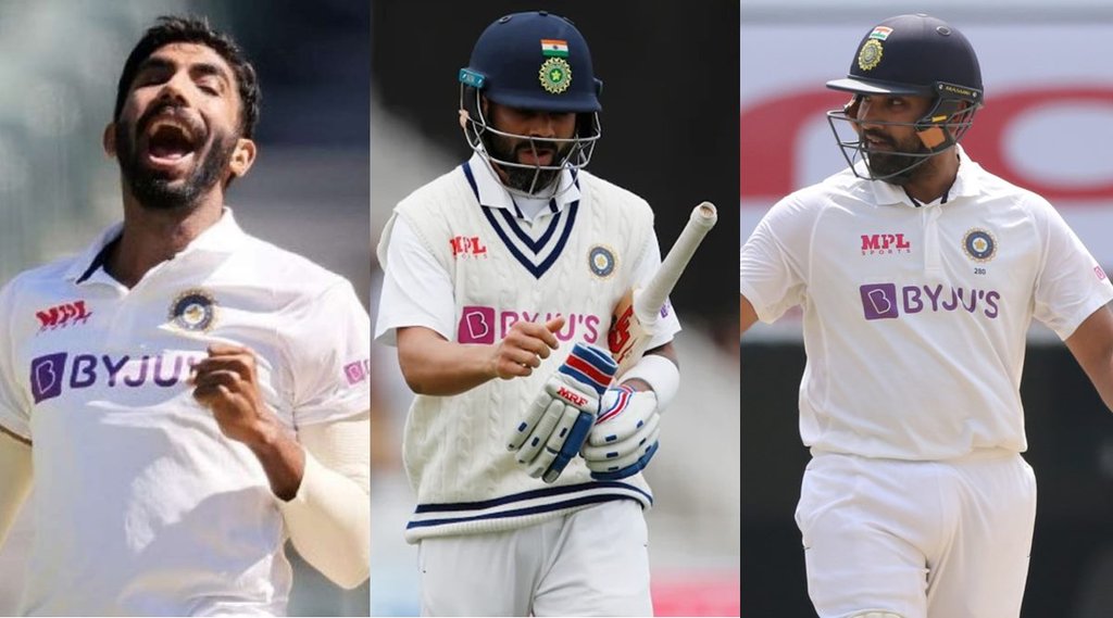 ICC Test Ranking, Virat Kohli test Ranking, Rohit Sharma Test Ranking, Jasprit Bumrah Test Ranking, Test Ranking Indians