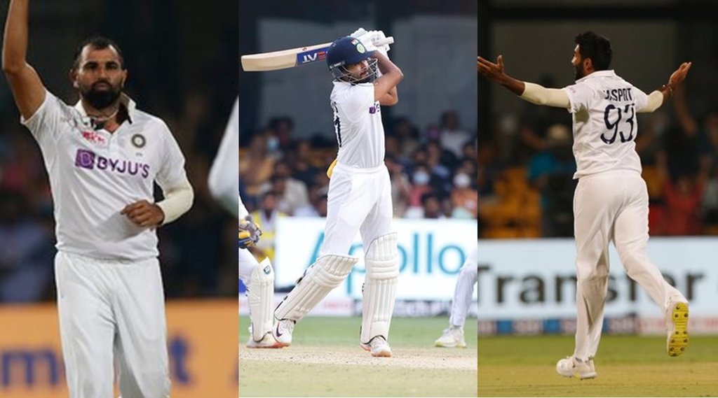 IND vs SL 2nd Test, Pink Ball Test, day night test, Mohammad Shami, Jasprit Bumrah, Shreyas Iyer