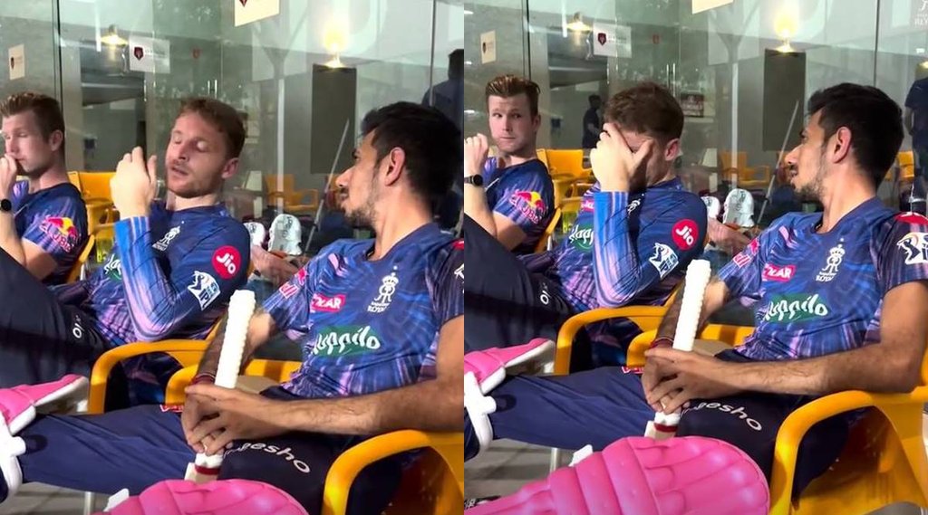 IPL 2022 Net Practice Yuzvendra Chahal Jos Buttler English batsman Watch Video5