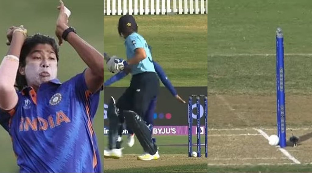 Jhulan Goswami, IND W vs ENG W, Women World Cup 2022, Jhulan Goswami Badluck, Natalie Sciver Survives video