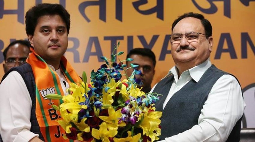 बता दें कि ज्योतिरादित्य सिंधिया ने साल 2020 में कांग्रेस का साथ छोड़ बीजेपी का दामन थाम लिया था। (Photo: PTI)