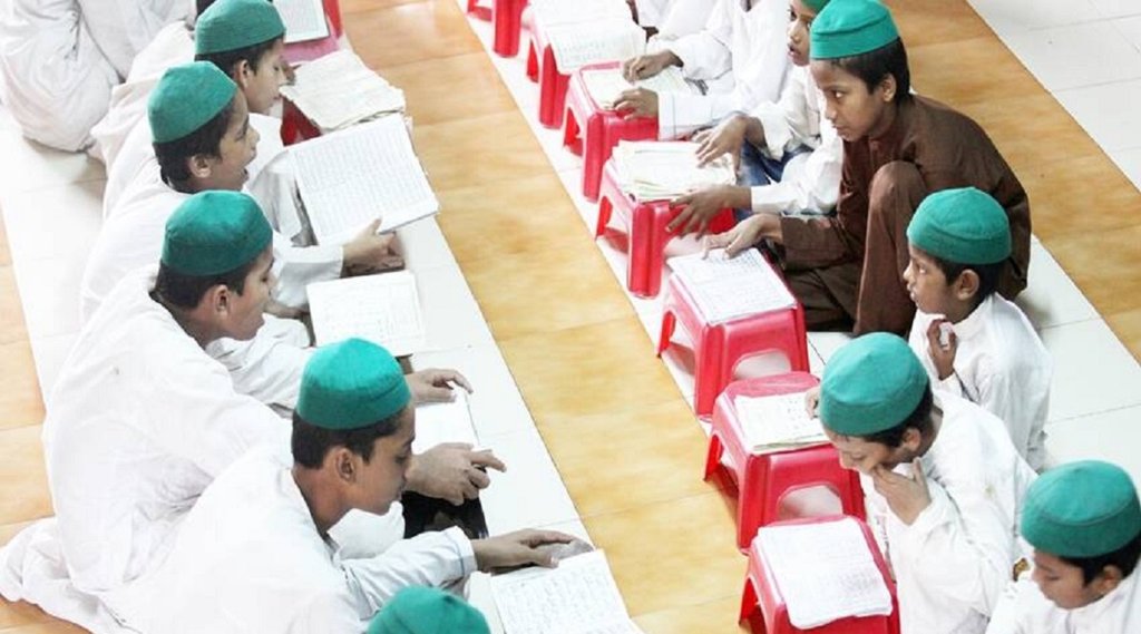 UP Madarasa News, National Anthem in Madarasa