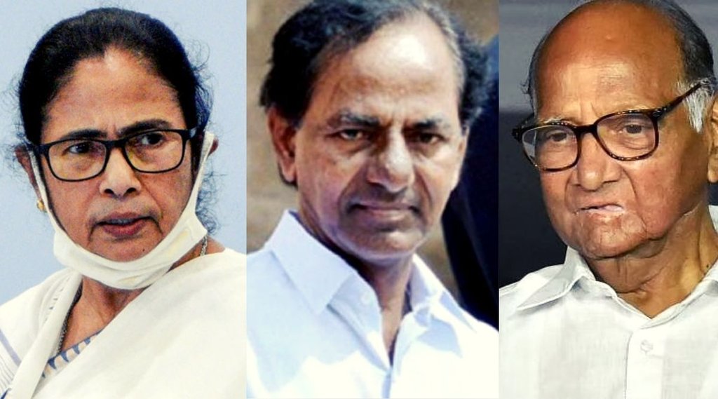 Mamta banerjee, chandrashekhar rao,sharad pawar