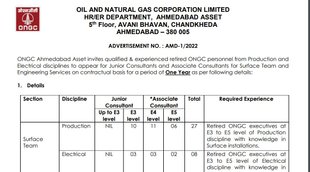 ONGC, ONGC Job, ONGC Recruitment