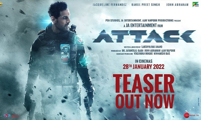 1 अप्रैल को जॉन अब्राहम की फिल्म अटैक सिनेमाघरों में रिलीज होगी। पहले यह फिल्म 28 जनवरी को रिलीज होने वाली थी। 