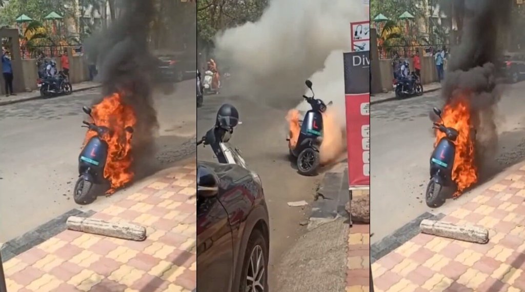 Ola Electric Scooter Burnt