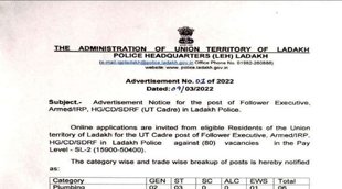 Police Recruitment 2022, Police Bharti 2022, police vacancy 2022