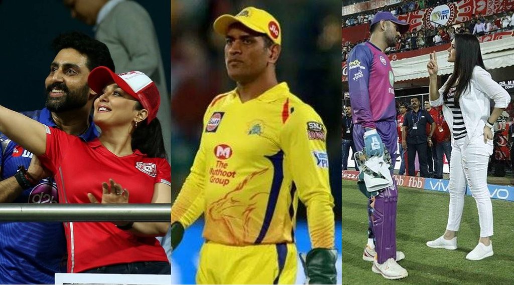Preity Zinta Selfie Abhishek Bachchan Preity Zinta MS Dhoni IPL 2022 IPL Captains List