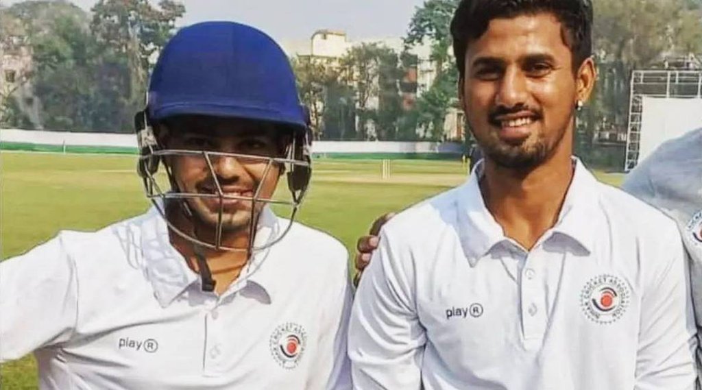 RANJI TROPHY Sakibul Gani Right And Babul Kumar Left of Bihar1