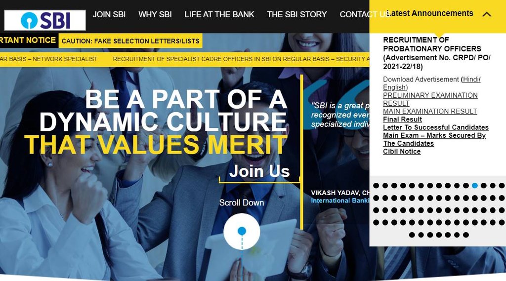 SBI, SBI PO Job, SBI PO Vacancy