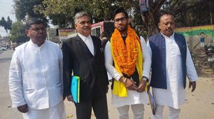 SP Candidate Ankit Bharti Beat BJP Subhash Pasi Saidpur UP Election 2022 UP Election