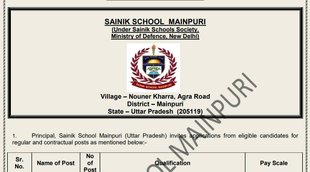 Sainik School, Govt Job, Sarkari Naukri
