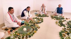 अमित शाह संग लंच करते संबित पात्रा ने पोस्ट की फोटो, लोग बोले- यूक्रेन में भारतीय मर रहे हैं और ये पार्टी कर रहे हैं