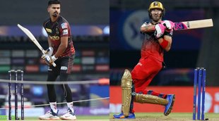Shreyas Iyer Faf du Plessis IPL 2022 RCB vs KKR