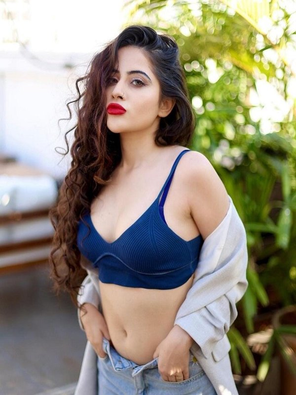 URFI JAVED IN BRALET BOLD DRESS