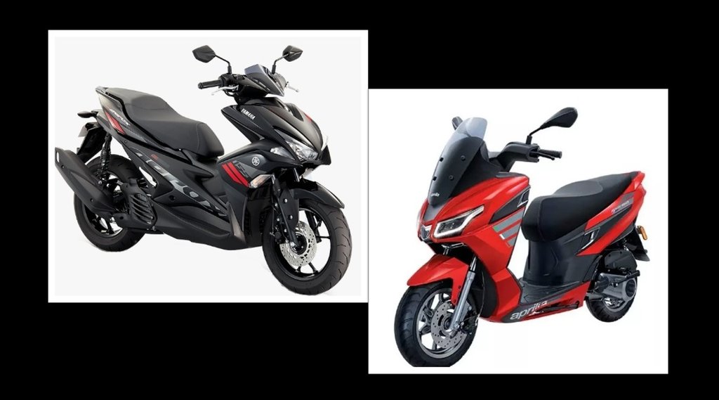 Two Wheeler Compare । Yamaha Aerox 155 । Aprilia SXR 160
