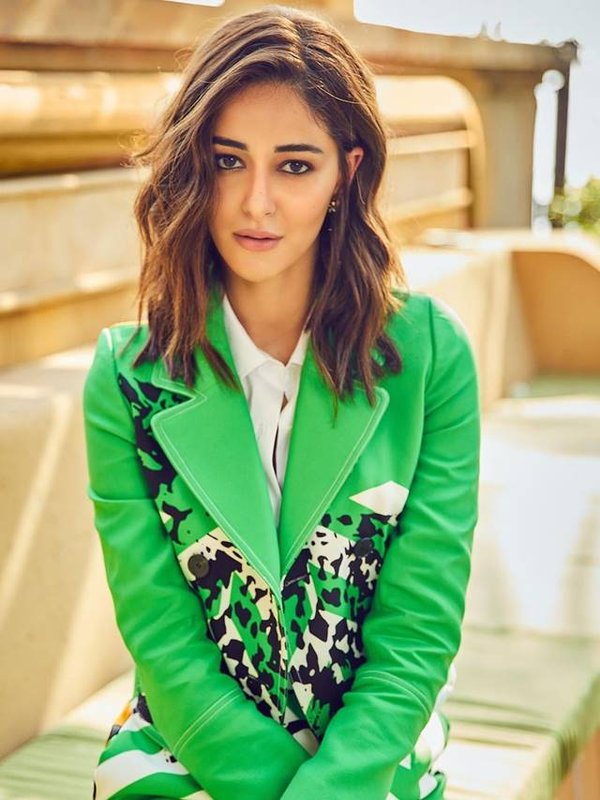 ananya in green dress