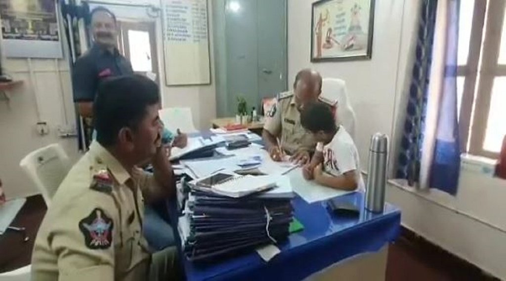 andhra pradesh ukg student
