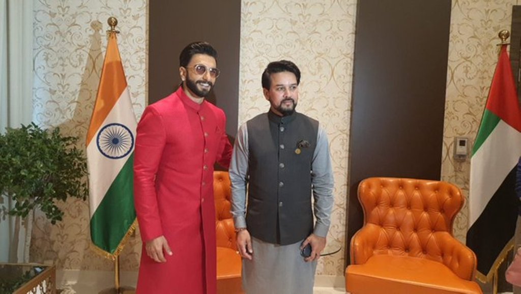 anurag thakur, Ranveer Singh, Entertainment