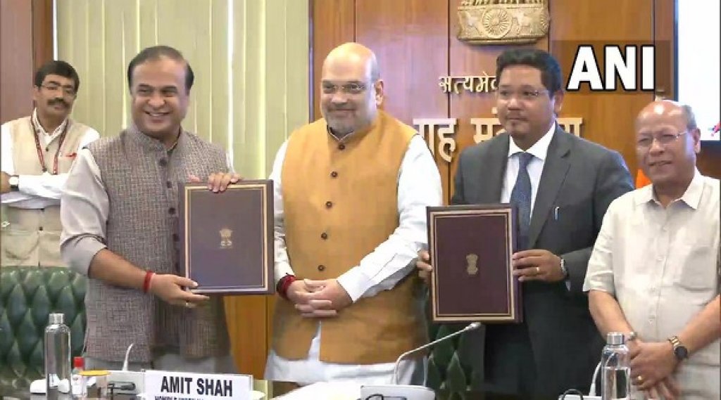 Assam-Meghalaya Agreement, 50 years old dispute, Amit Shah, Himanta Biswa Sarma, Conrad Sangma, PM Modi