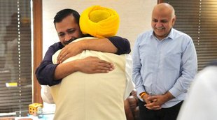 bhagwant mann, arvind kejriwal