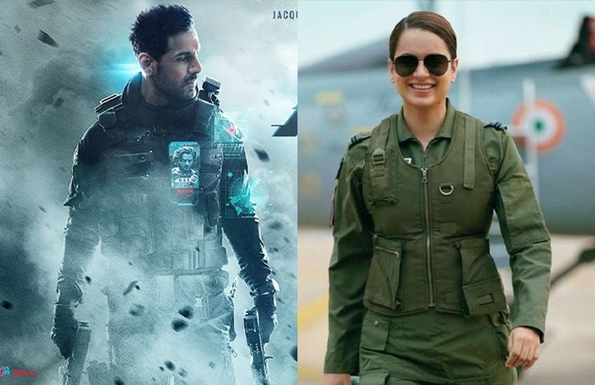 साल के तीन महीने निकल चुके हैं। आने वाले महीनों में वॉर और देशभक्ति पर आधारित चंद बेहतरीन फिल्में ओटीटी और सिनेमाघरों में रिलीज होने वाली हैं। इन फिल्मों में जॉन अब्राहम से कंगना रनौत जैसे कई बड़े एक्टर्स नजर आएंगे। आइए डालते हैं एक नजर: 