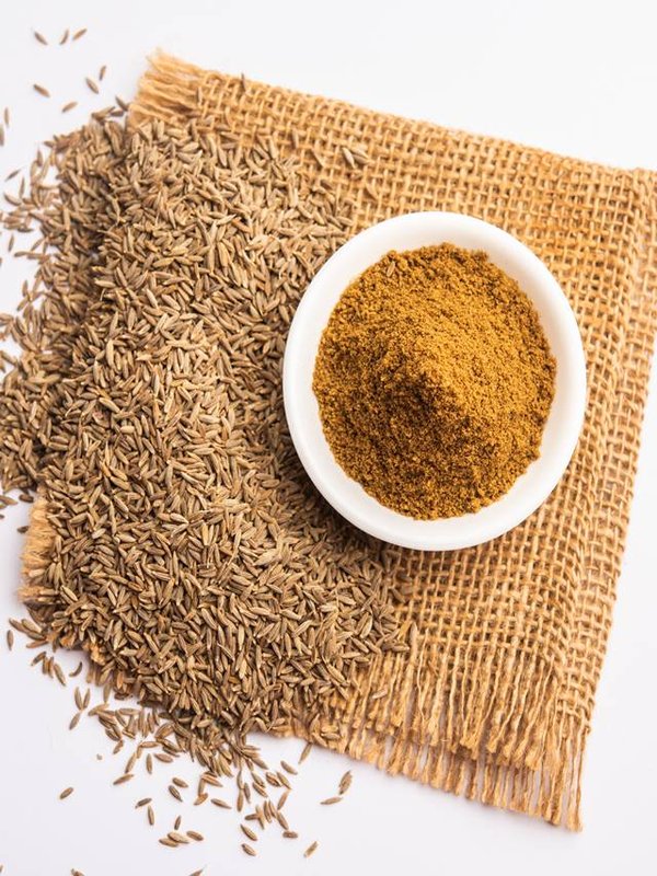Cumin Seeds dust or Jeera Powder, Indian spices