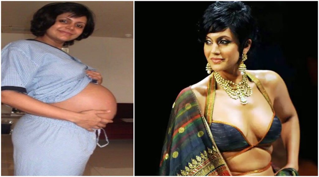 mandira bedi, mandira bedi baby bump, mandira bedi pregnant,