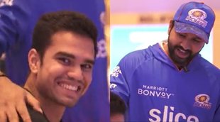 Arjun Tendulkar, Rohit Sharma, Mumbai Indians, IPL 2022, Rohit Sharma Arjun Tendulkar Mumbai Indians Video