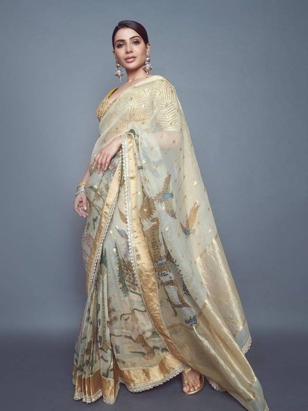 samantha saree style